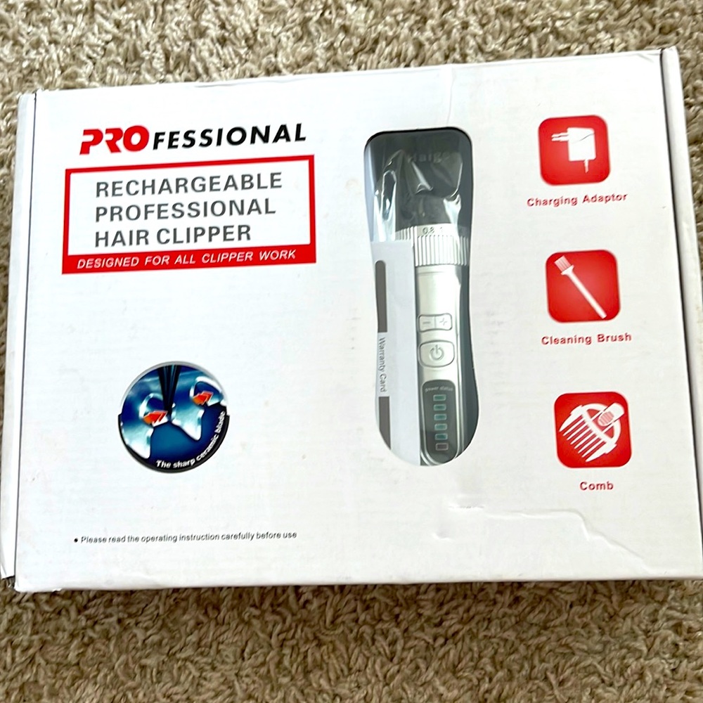 Professional rechargeable Hair clipper